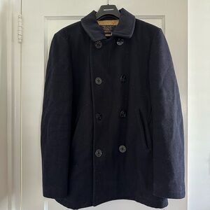 J. Crew Men’s Bayswater Peacoat Size M